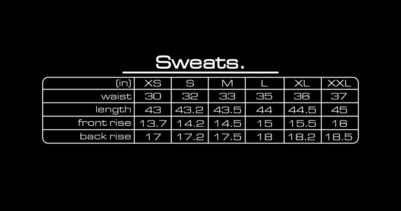 RUNWAY SPORTSWEAR SWEATS